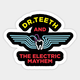 dr.teeth and the electric mayhem Sticker